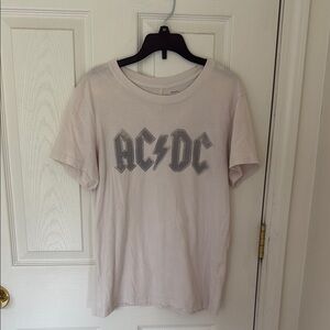 Abercrombie & Fitch Soft Tee in Light Cream